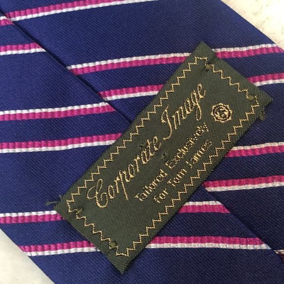 CORPORATE IMAGE SILK TIE, - Picture 5 of 7